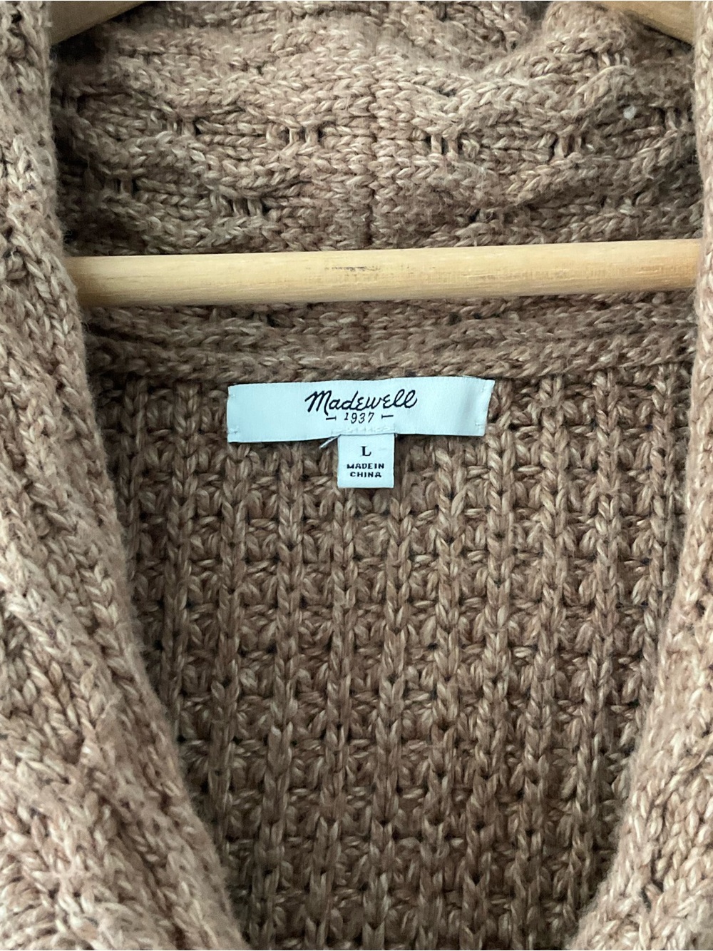 Madewell Brown Knit Cardigan - Picture 4 of 6